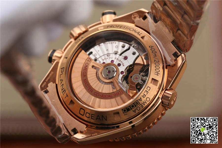 Omega Seamaster Ocean Universe Timing 232.63.46 OM Factory 1:1 Best Edition Replica Watch Gold Strap